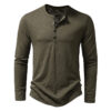 Herrenbekleidung Langarm-T-Shirt Mode