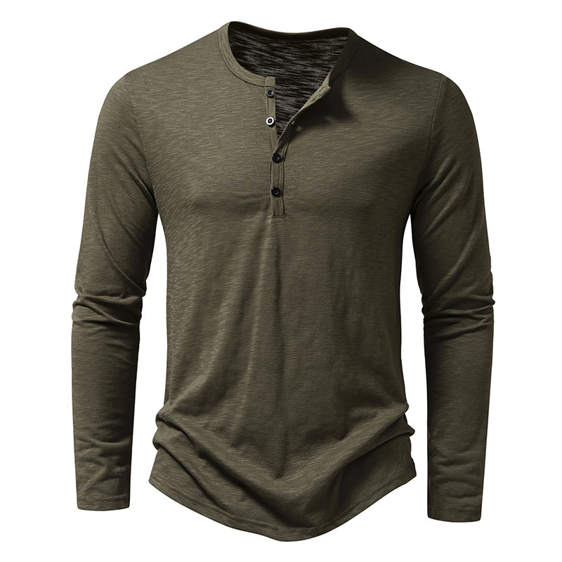 Herrenbekleidung Langarm-T-Shirt Mode