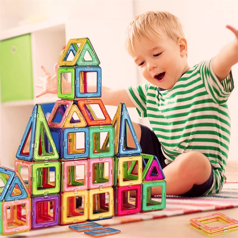 Magnetische Bausteine Spielzeug Kinder DIY Bauset