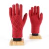 Wetterfeste Strickhandschuhe für Damen