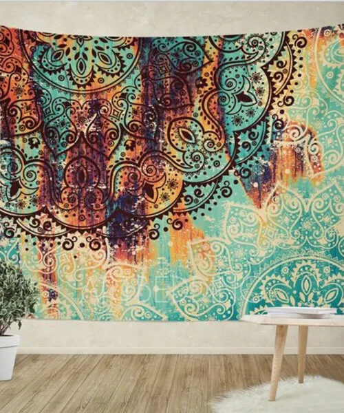Sevenstars Böhmischer Mandala-Wandteppich