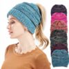 Gestrickte Wollmütze in verschiedenen Farben
