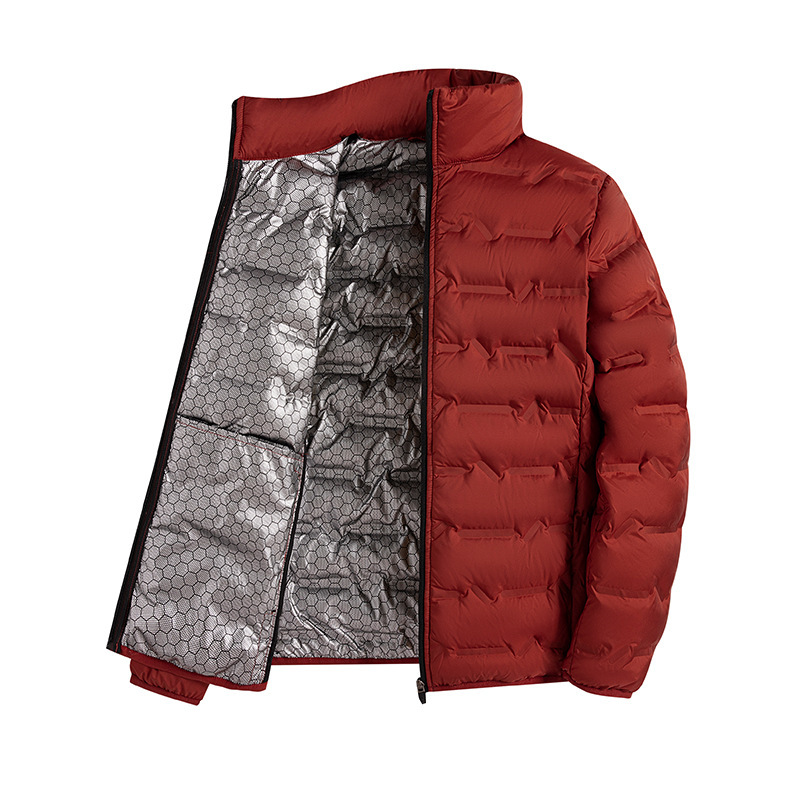 Warme Freizeit-Herren-Daunenjacke aus weißem Graphen-Material