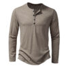 Herrenbekleidung Langarm-T-Shirt Mode