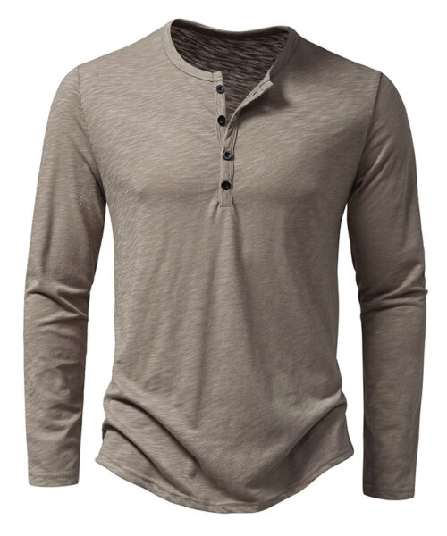 Herrenbekleidung Langarm-T-Shirt Mode