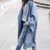 Lässige lange Jacke mit Taschen