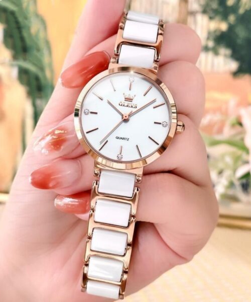 Modische wasserdichte Damen-Quarz-High-End-Uhr