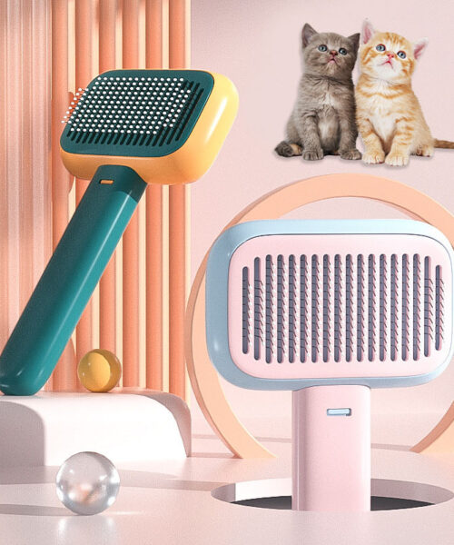 Neue Haustier-Katzen-Hundehaar-Bürsten-Haar-Massage