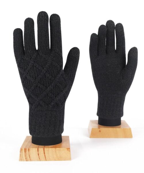 Wetterfeste Strickhandschuhe für Damen