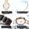 Modische wasserdichte Damen-Quarz-High-End-Uhr