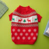 Weihnachtsbaum-Elch-Weihnachtshundepullover