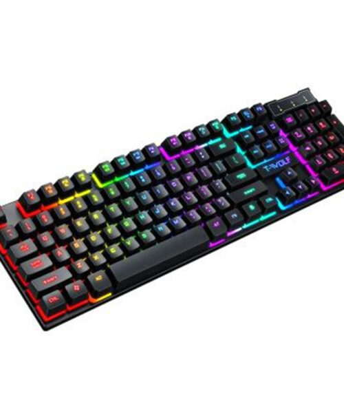 Schwimmender Manipulator für Gaming-USB-leuchtende kabelgebundene Tastatur