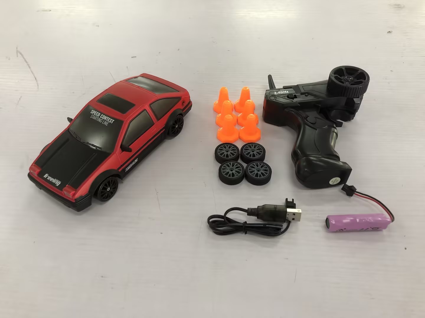 RC Drift Car 4WD Fernbedienung Spielzeug GTR AE86 Racing Geschenk
