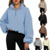 Loose Sport Pullover Hoodie Damen Winter
