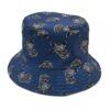 Neue Art weiblicher Frühlings- und Sommerhut mit Zebrakopf-Druck-Fischerhut