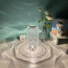 Nordic Crystal USB Tischlampe Touch Dimming Rose Projektor
