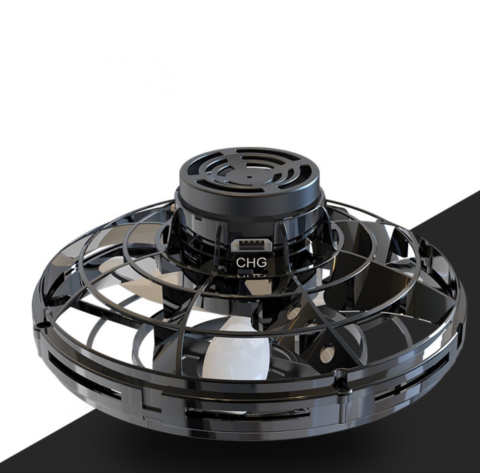Mini LED UFO Spinner Drohne Spielzeug Flying Gyro für Kinder