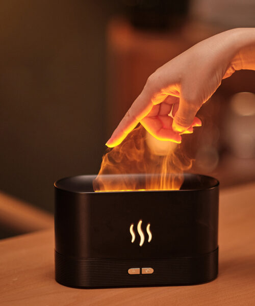 Feuerflammen-Aromadiffusor Ultraschall-Luftbefeuchter 2022