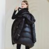 Winterwarmer Kapuzenmantel mit Taschenmode