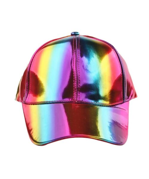 Neues Produkt PU Pure Color Light Version Laser Baseball Cap
