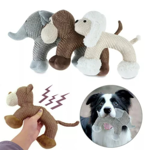 Kauspielzeug für Hunde für kleine und große Hunde Interaktives Quietschen für große Hunde