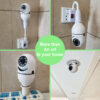 WiFi 1080P Kameralampe E27 4X Zoom 5G Alarmmonitor
