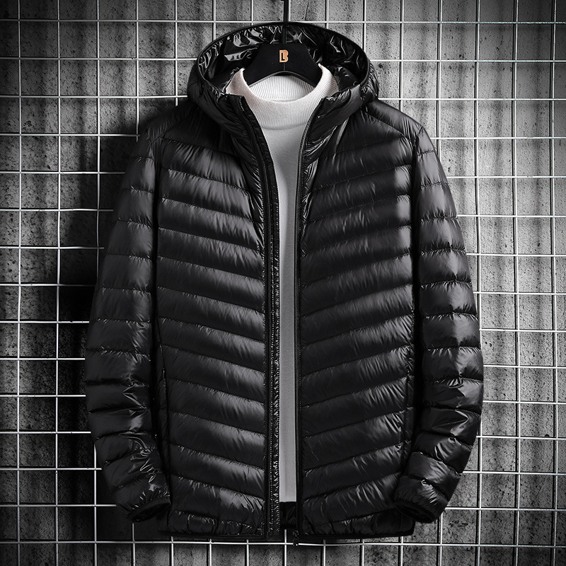 Herren-Baumwolljacke mit Kapuze