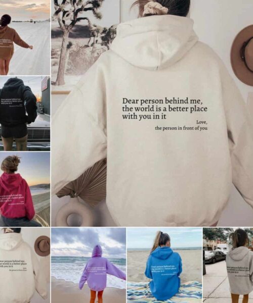 Bedruckter Kapuzenpullover