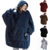 Kapuzenpullover mit großer Tasche