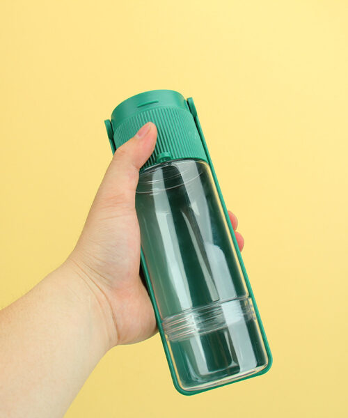 Tragbare Haustierbedarf für Wasserflasche Hund Trinknapf Tasse im Freien