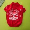 Weihnachtsbaum-Elch-Weihnachtshundepullover