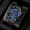 Quarz-Herrenuhr mit Mesh-Armband