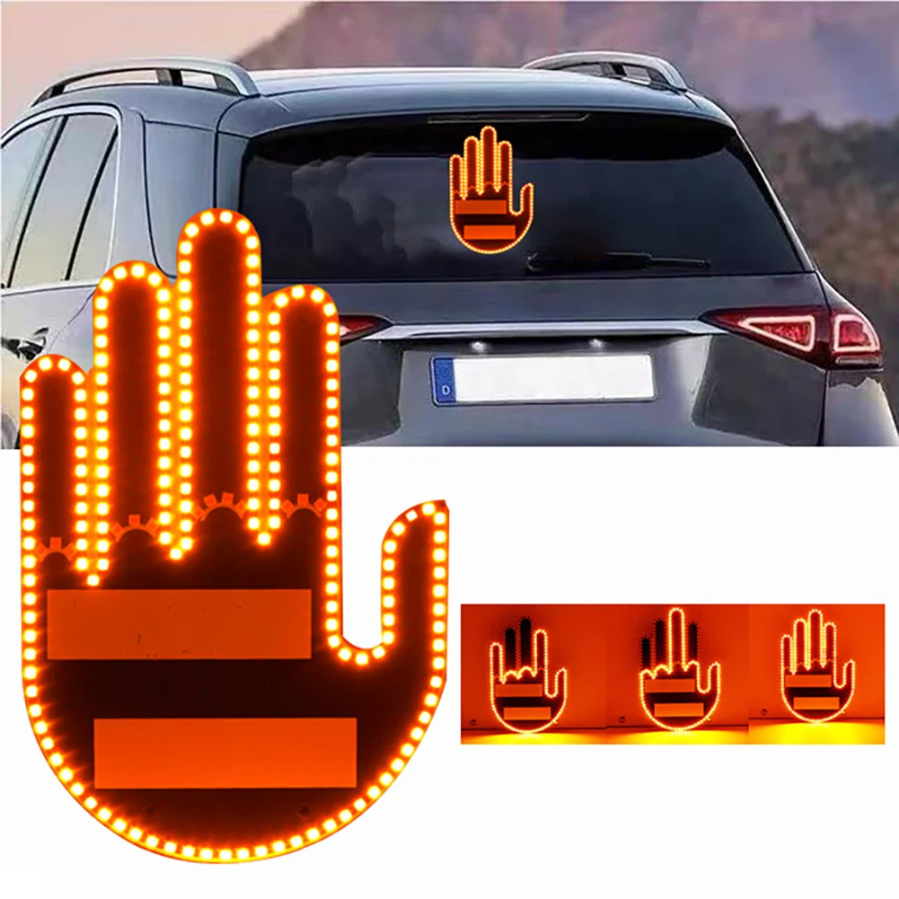 LED-Gestenlicht für Autos – lustiges ferngesteuertes Schild