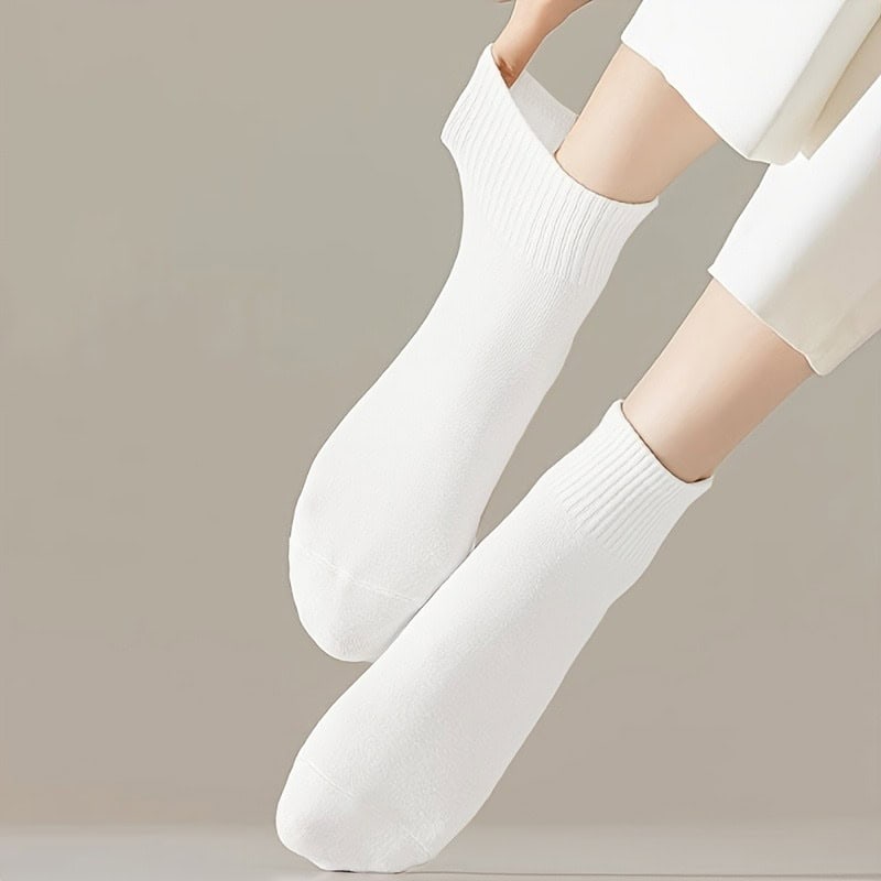 5 Paar weiche Baumwollsocken für Damen