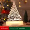 Weihnachtsdekoration 3D-Lampe Acryl-LED-Nachtlichter