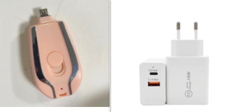 Mini 1500 mAh Schlüsselanhänger-Ladegerät Typ-C Fast Power Bank