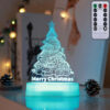 Weihnachtsdekoration 3D-Lampe Acryl-LED-Nachtlichter