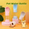 Haustier-Hundewasserflaschen-Futternapf