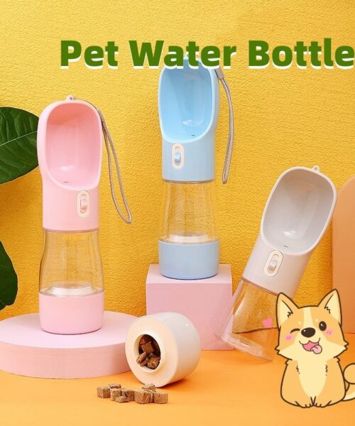 Haustier-Hundewasserflaschen-Futternapf