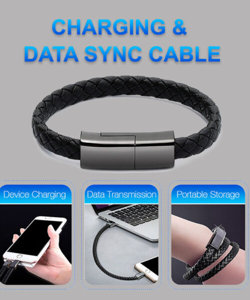 Armband-USB-Ladekabel für iPhone 14/13 USB-C & Mikro