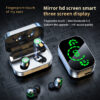 Kabelloses Bluetooth-Headset mit Smart Display und Licht