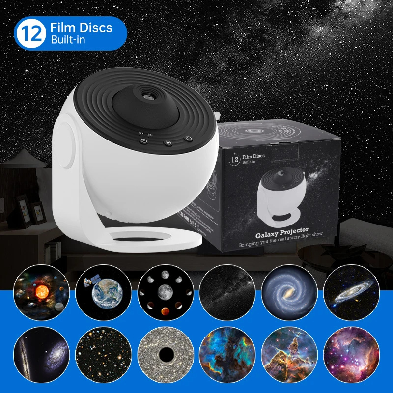 Galaxy Nachtlichtprojektor 360° Sternenhimmellampe für Kinder