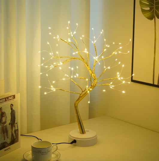 Led-Kupferdraht-Licht-Schlafzimmer-Licht
