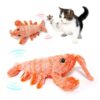 Pet Toys Elektrische springende Garnelen USB-Aufladung
