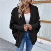 Neuer lockerer Strickpullover