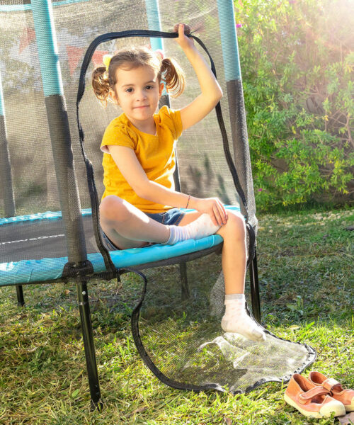 Kindertrampolin mit Sicherheitsnetz Kidine InnovaGoods