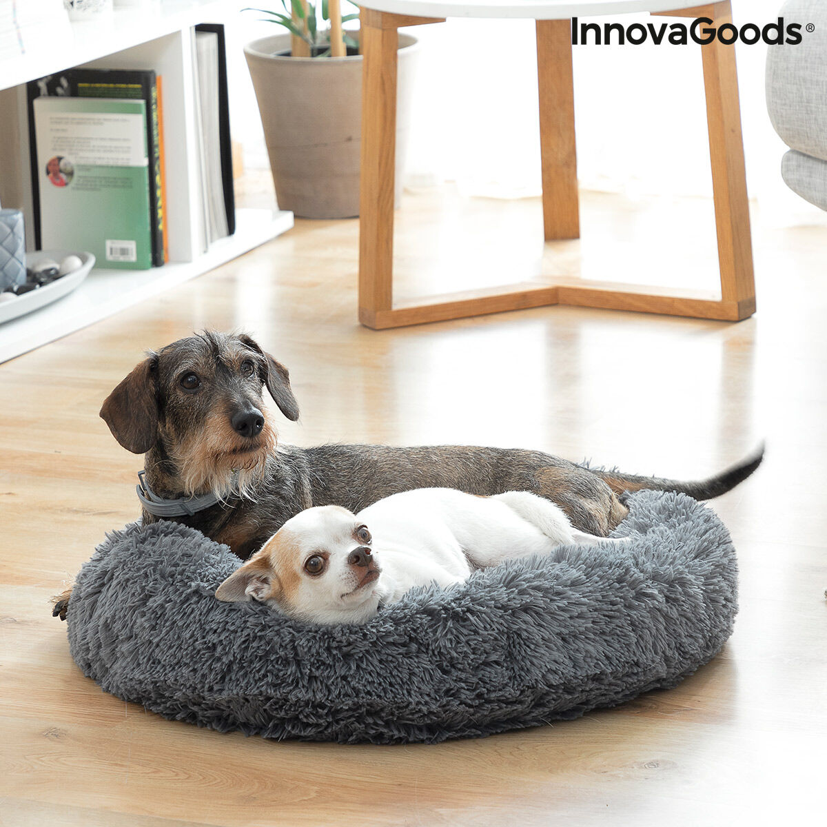 Anti-Stress-Haustierbett Bepess InnovaGoods Ø 60 cm