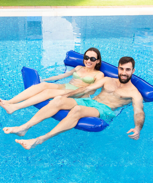 Doppelte schwimmende Wasserhängematte für Schwimmbad Twolok InnovaGoods
