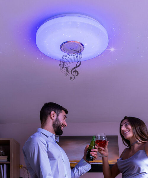 LED-Deckenleuchte mit Lautsprecher Lumavox InnovaGoods