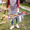 Faltbarer Holzkohlegrill aus Edelstahl ExelQ InnovaGoods